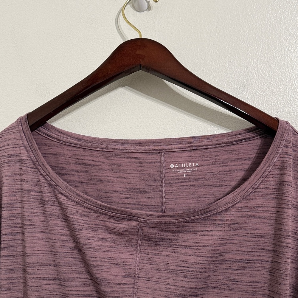 Athleta Flow Top Womens Small Dolman Sleeve Activewear Yoga Ladies - Picture 6 of 12